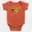Kadupethuraru My Lord Short Sleeve Baby Onesie in Orange Color